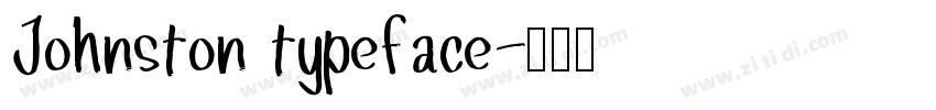 Johnston typeface字体转换